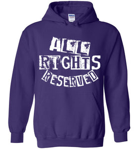 All Rights Reserved Hoodie - White