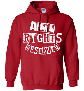 All Rights Reserved Hoodie White 1