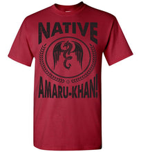 Load image into Gallery viewer, Native Amaru-Khan Tee Black Font - 1