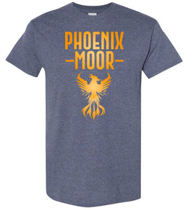 Fire Bird Phoenix Moor Tee - Gold Flame