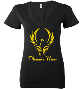 Women's Phoenix Moor Gold Phoenix V-Neck Tee - 1