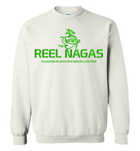 Load image into Gallery viewer, Reel Nagas Crewneck Sweatshirt - Earth Nation Green