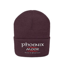 Load image into Gallery viewer, Embroidered Phoenix Moor Beanie - Red & White
