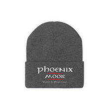 Load image into Gallery viewer, Embroidered Phoenix Moor Beanie - Red & White
