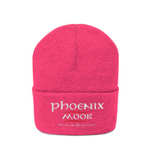 Load image into Gallery viewer, Embroidered Phoenix Moor Beanie - Red & White