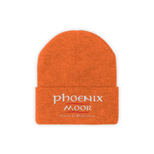 Load image into Gallery viewer, Embroidered Phoenix Moor Beanie - Red &amp; White