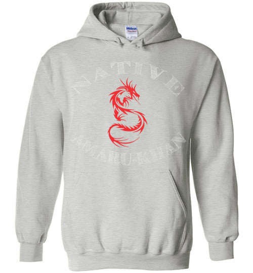 Native Amaru-Khan Hoodie - Red & White