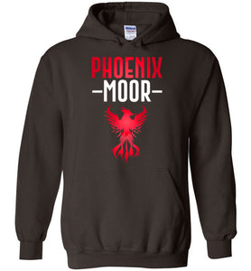 Fire Bird Phoenix Moor Hoodie - Crimson Flame