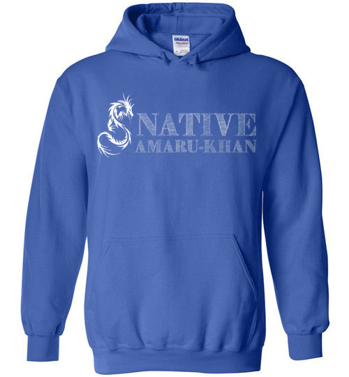 Native Amaru-Khan Hoodie White Font - 2