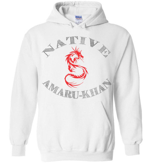 Native Amaru-Khan Hoodie  - Red & Black