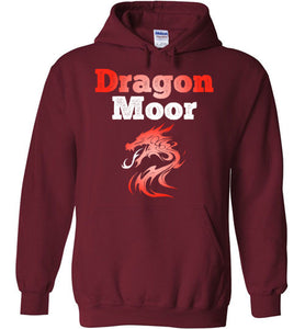 Fire Dragon Moor Hoodie - Red & White