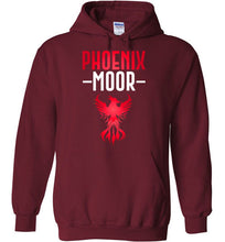 Load image into Gallery viewer, Fire Bird Phoenix Moor Hoodie - Crimson Flame