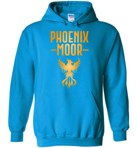 Fire Bird Phoenix Moor Hoodie - Gold Flame