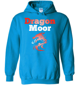 Fire Dragon Moor Hoodie - Red & White