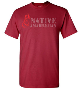Native Amaru-Khan Red & White Tee -2