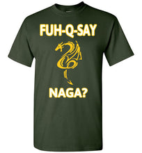 Load image into Gallery viewer, FUH-Q-SAY NAGA Tee - Gold &amp; White