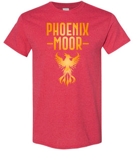 Fire Bird Phoenix Moor Tee - Gold Flame