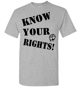 Know Your Rights Tee - Fist