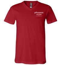 Load image into Gallery viewer, Phoenix Moor V-Neck - Red &amp; White
