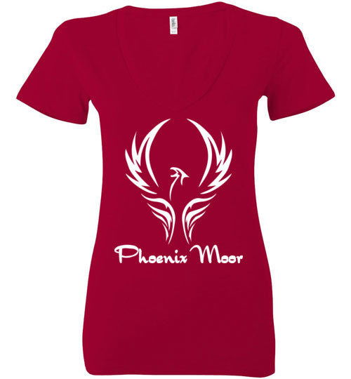 Women's Phoenix Moor White Phoenix V-Neck Tee - 1