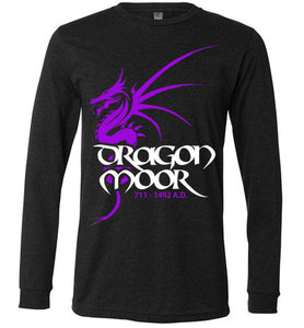 Dragon Moor Long Sleeve Tee - Phoenician Purple Dragon