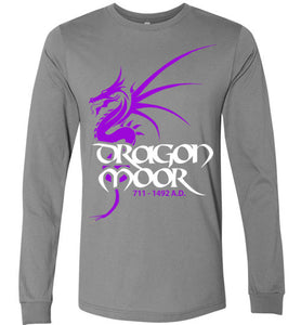 Dragon Moor Long Sleeve Tee - Phoenician Purple Dragon