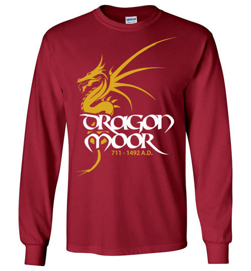 Dragon Moor Long Sleeve Tee - Mayan Gold Dragon