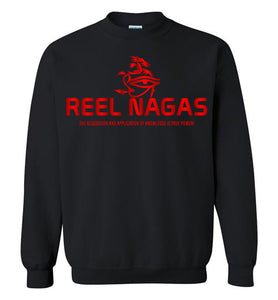 Reel Nagas Crewneck Sweatshirt - Fire Nation Red