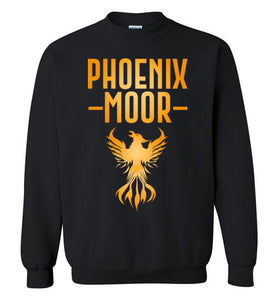 Fire Bird Phoenix Moor Sweatshirt - Gold Flame