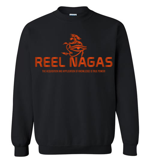 Reel Nagas Crewneck Sweatshirt - Sunset Orange