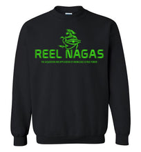 Load image into Gallery viewer, Reel Nagas Crewneck Sweatshirt - Earth Nation Green