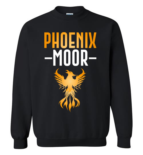 Fire Bird Phoenix Moor Sweatshirt - Gold & White