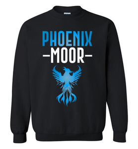 Fire Bird Phoenix Moor Tank - Ocean Blue & White