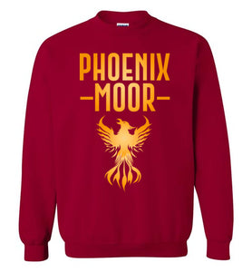 Fire Bird Phoenix Moor Sweatshirt - Gold Flame