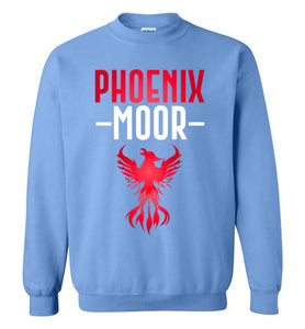Fire Bird Phoenix Moor Sweatshirt - Crimson Flame