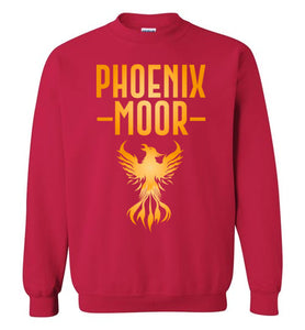 Fire Bird Phoenix Moor Sweatshirt - Gold Flame