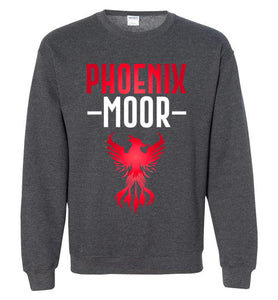 Fire Bird Phoenix Moor Sweatshirt - Crimson Flame