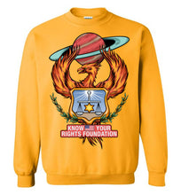 Load image into Gallery viewer, KYRF Fire Bird Crewneck Sweatshirt - Red Logo