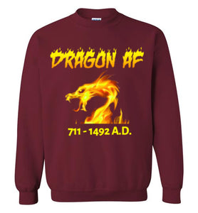 Dragon AS F**K Sweatshirt - Gold Dragon