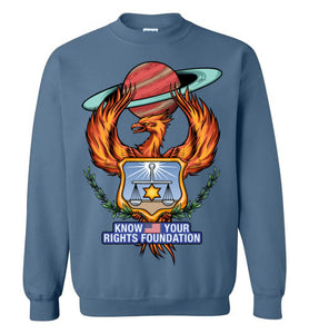 KYRF Fire Bird Crewneck Sweatshirt - Blue Logo