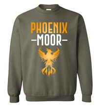 Load image into Gallery viewer, Fire Bird Phoenix Moor Sweatshirt - Gold &amp; White