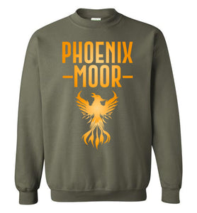 Fire Bird Phoenix Moor Sweatshirt - Gold Flame