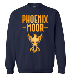 Fire Bird Phoenix Moor Sweatshirt - Gold Flame