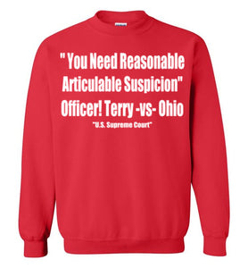 Terry Stop Crewneck Sweatshirt