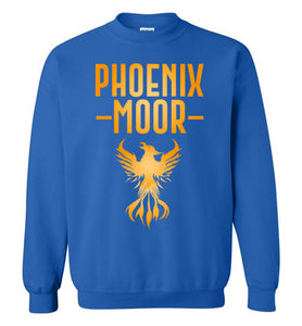 Fire Bird Phoenix Moor Sweatshirt - Gold Flame