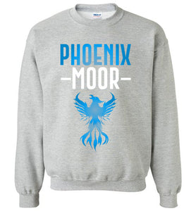 Fire Bird Phoenix Moor Tank - Ocean Blue & White