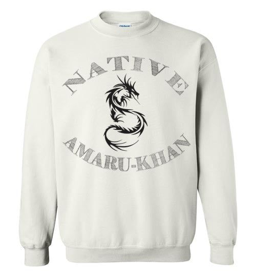 Native Amaru-Khan Crewneck Sweatshirt - Black