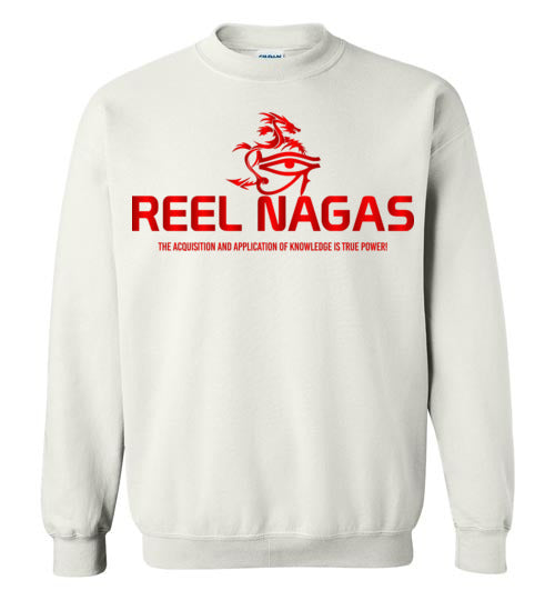 Reel Nagas Crewneck Sweatshirt - Fire Nation Red