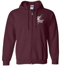 Load image into Gallery viewer, Dragon Moor Zip Hoodie White Dragon