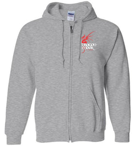Dragon Moor Zip Hoodie Red Dragon